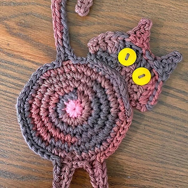 Cat Butt Drink Cup Mat 😺