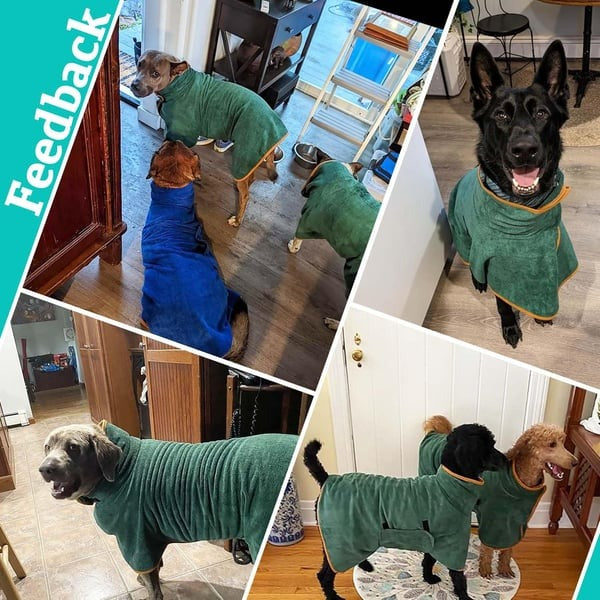 Dog Bathrobe Towel