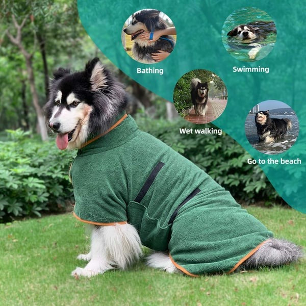 Dog Bathrobe Towel