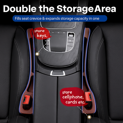 GapGuard Universal Car Seat Gap Filler – Anti-Drop Pad with Seatbelt Slot