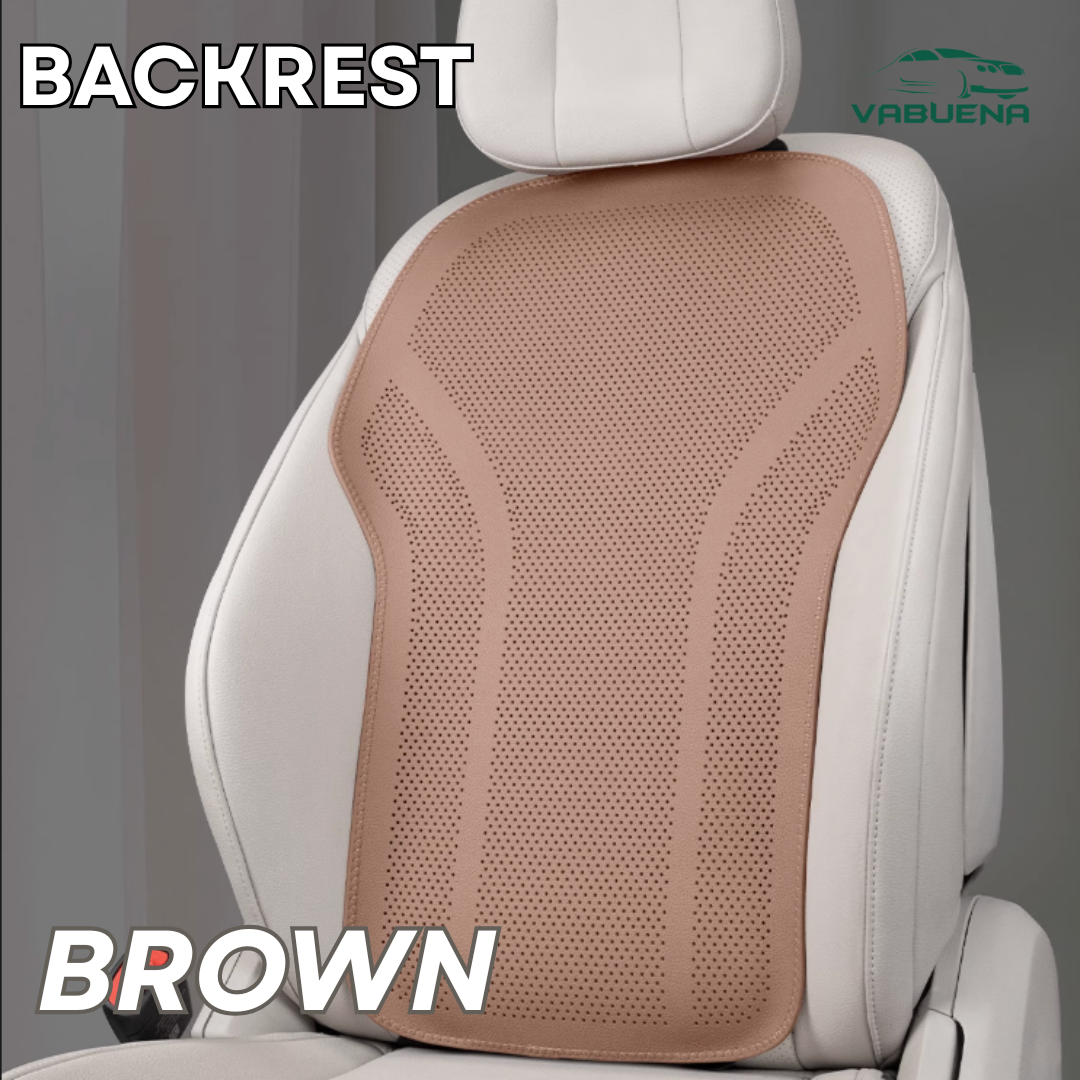 AirLux Seat Cover - Universal All-Season Ventilated Leather – Breathable Comfort Seat Cover