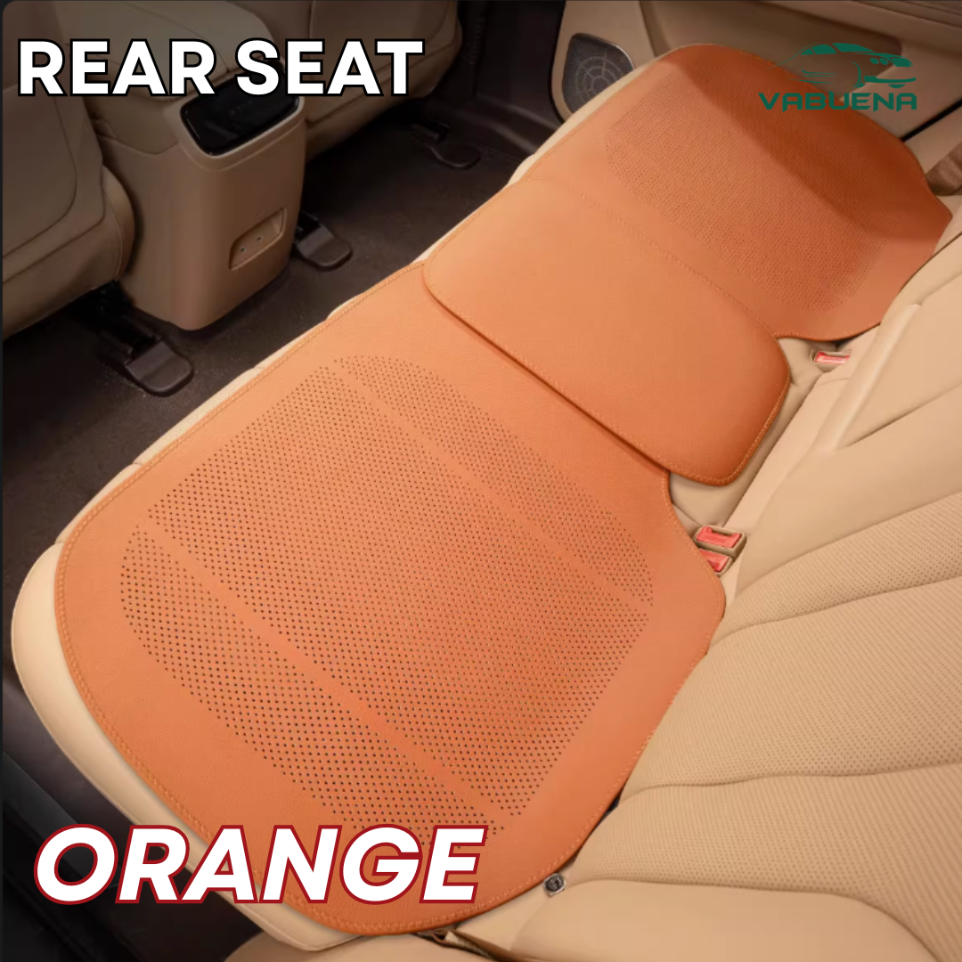 AirLux Seat Cover - Universal All-Season Ventilated Leather – Breathable Comfort Seat Cover