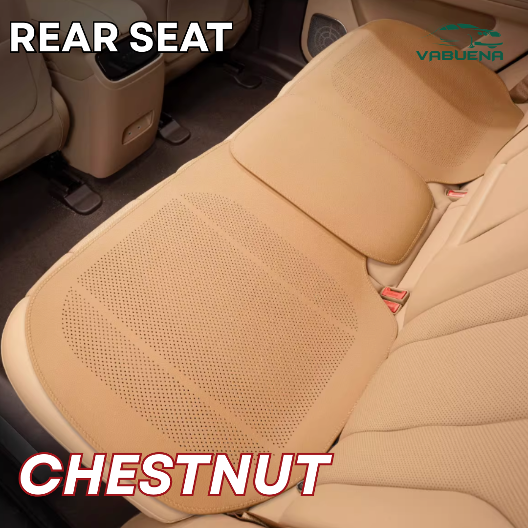 AirLux Seat Cover - Universal All-Season Ventilated Leather – Breathable Comfort Seat Cover