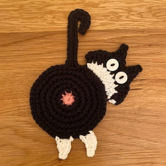 Cat Butt Drink Cup Mat 😺