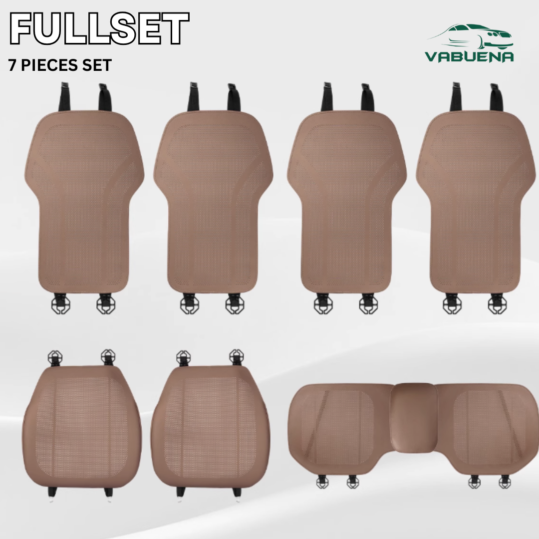 AirLux Seat Cover - Universal All-Season Ventilated Leather – Breathable Comfort Seat Cover