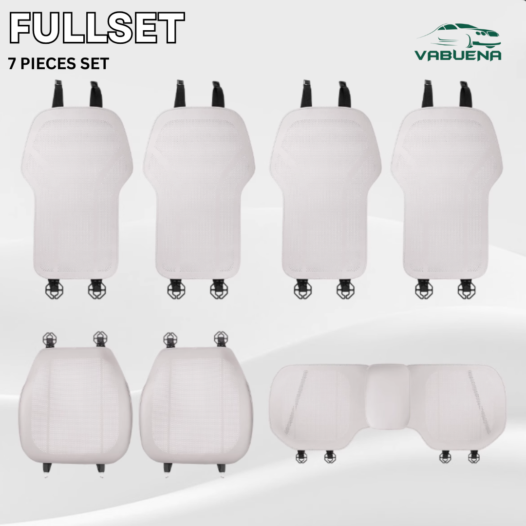 AirLux Seat Cover - Universal All-Season Ventilated Leather – Breathable Comfort Seat Cover