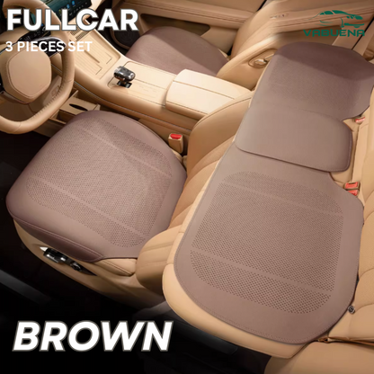 AirLux Seat Cover - Universal All-Season Ventilated Leather – Breathable Comfort Seat Cover