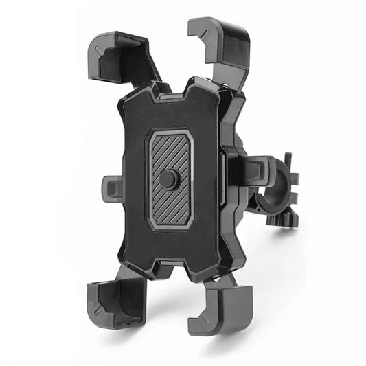 360° Rotatable Electric Bicycle Phone Holder for iPhone Xiaomi Riding MTB Bike Moto Motorcycle Stand Bracket Non-slip Cycling - black