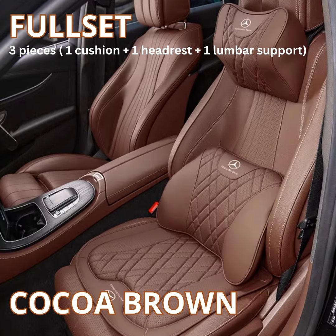 ZenFlex Cushion - Customizable Breathable Memory Foam Car Seat Cushion – Ergonomic Support & Non-Slip Design