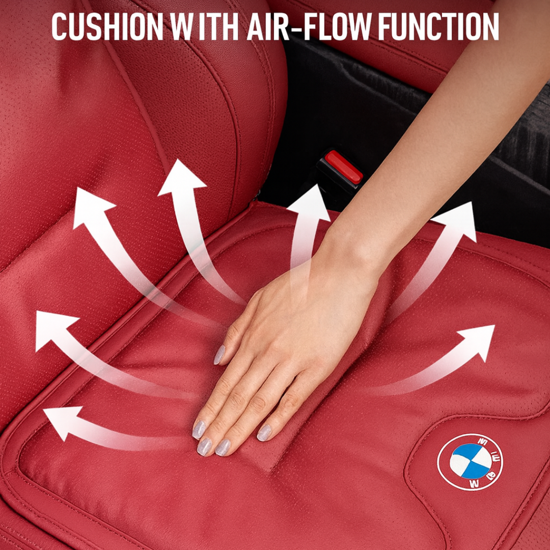 🔥AirFlow AutoFit Seat Cover - Universal 4-Season Car Seat Cushion – 🔥Skin-friendly and anti-fouling leather seat cushions