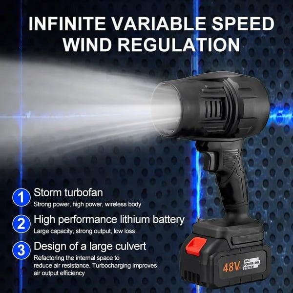 Cordless electric leaf blowers