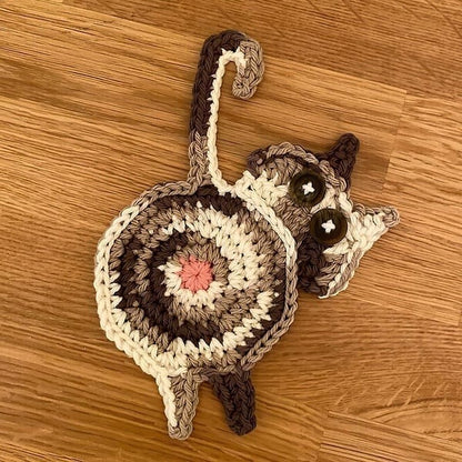 Cat Butt Drink Cup Mat 😺
