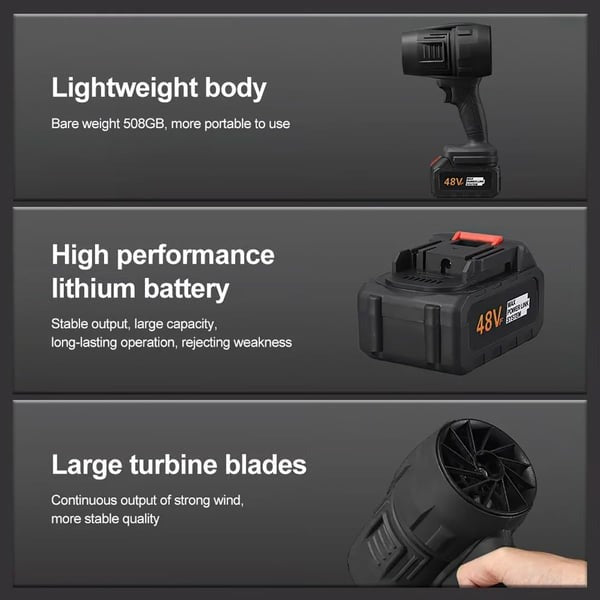 Cordless electric leaf blowers