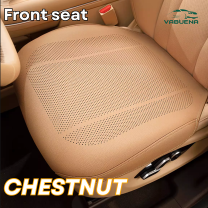 AirLux Seat Cover - Universal All-Season Ventilated Leather – Breathable Comfort Seat Cover