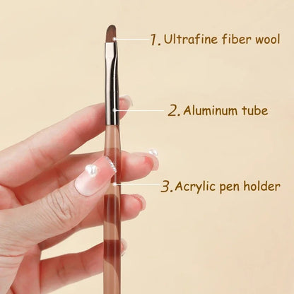 9 PC UV Gel Nail Art Brush Set for Painting Nails Tip Display Painting Tool