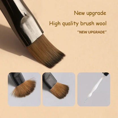 9 PC UV Gel Nail Art Brush Set for Painting Nails Tip Display Painting Tool