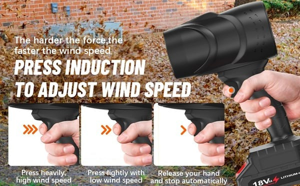 Cordless electric leaf blowers
