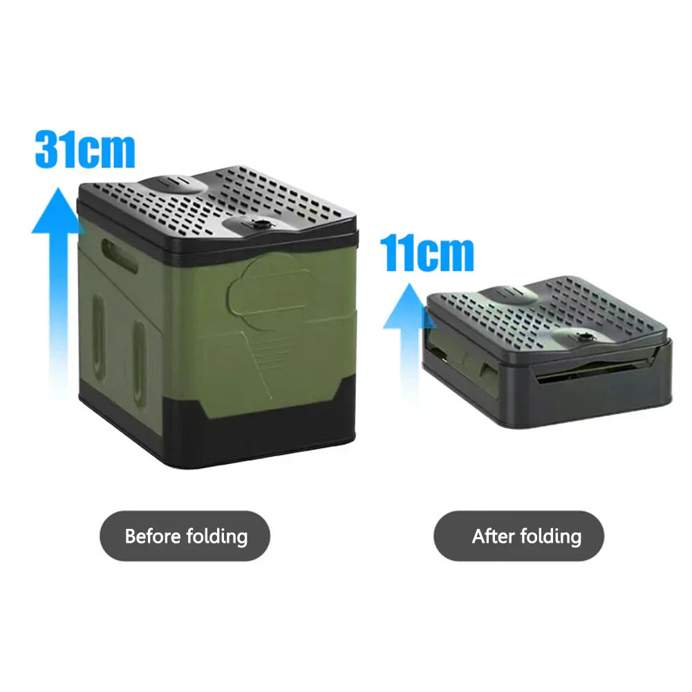 Portable Folding Toilet for Travel, Camping & Emergencies