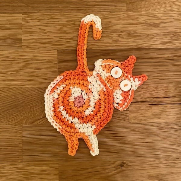 Cat Butt Drink Cup Mat 😺