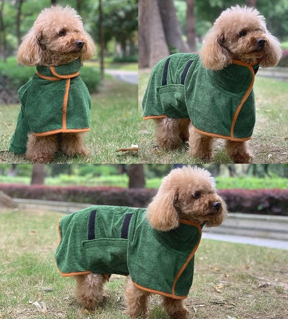 Dog Bathrobe Towel