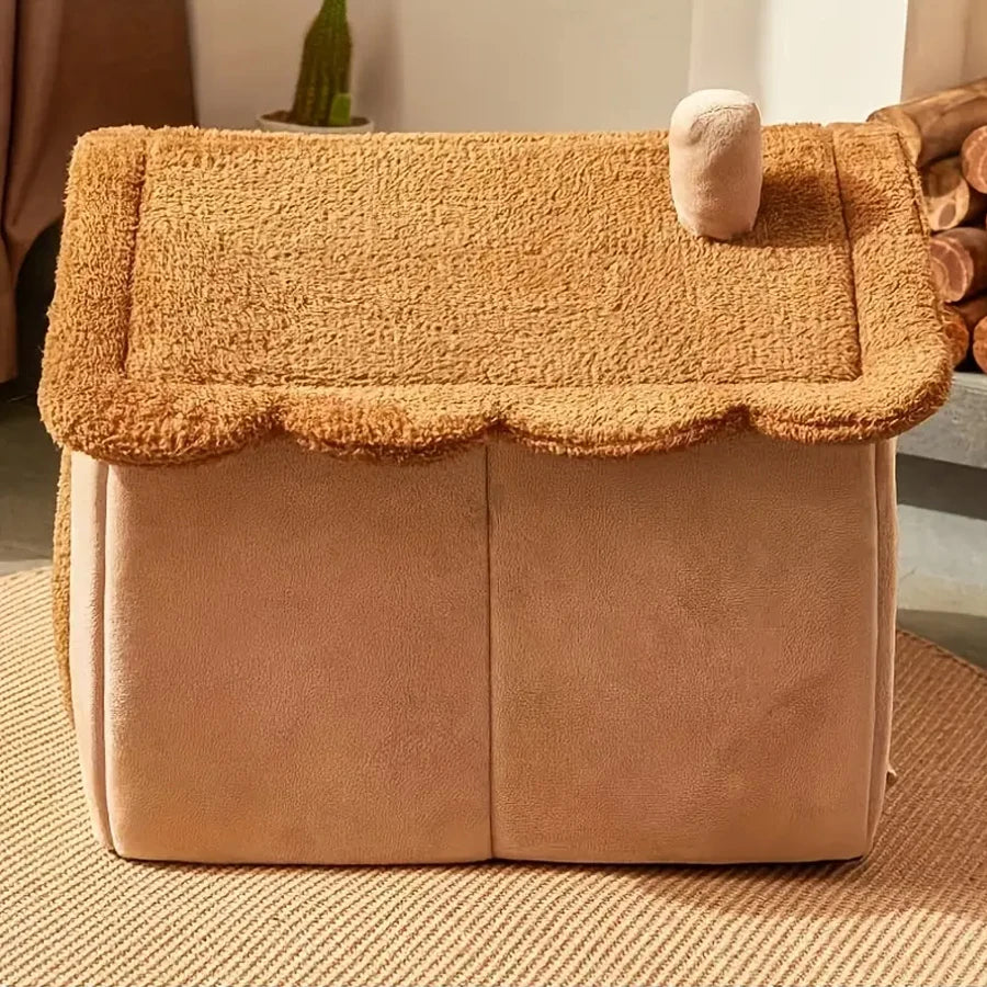 Cozy Puppy Cave and Cat House for Small to Medium Pets