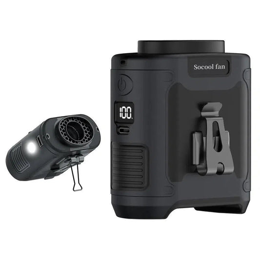 Portable 3 in 1 Outdoor Fan with Torch