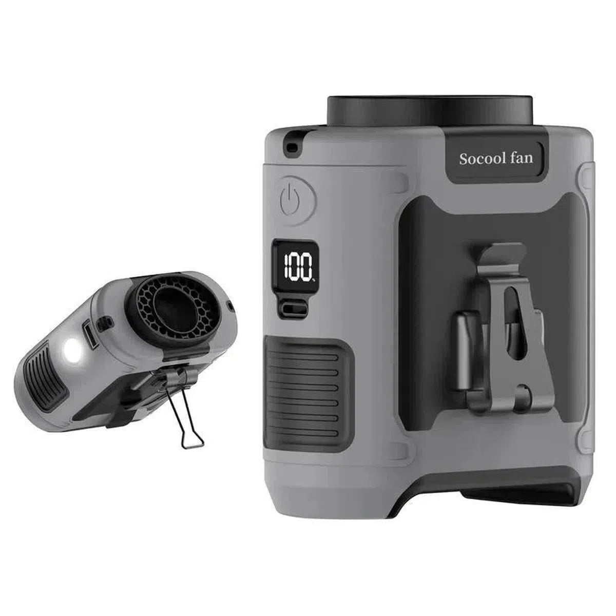 Portable 3 in 1 Outdoor Fan with Torch