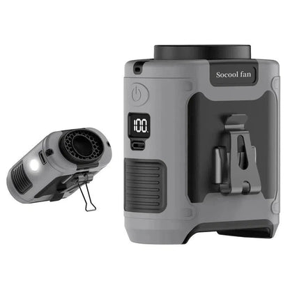 Portable 3 in 1 Outdoor Fan with Torch